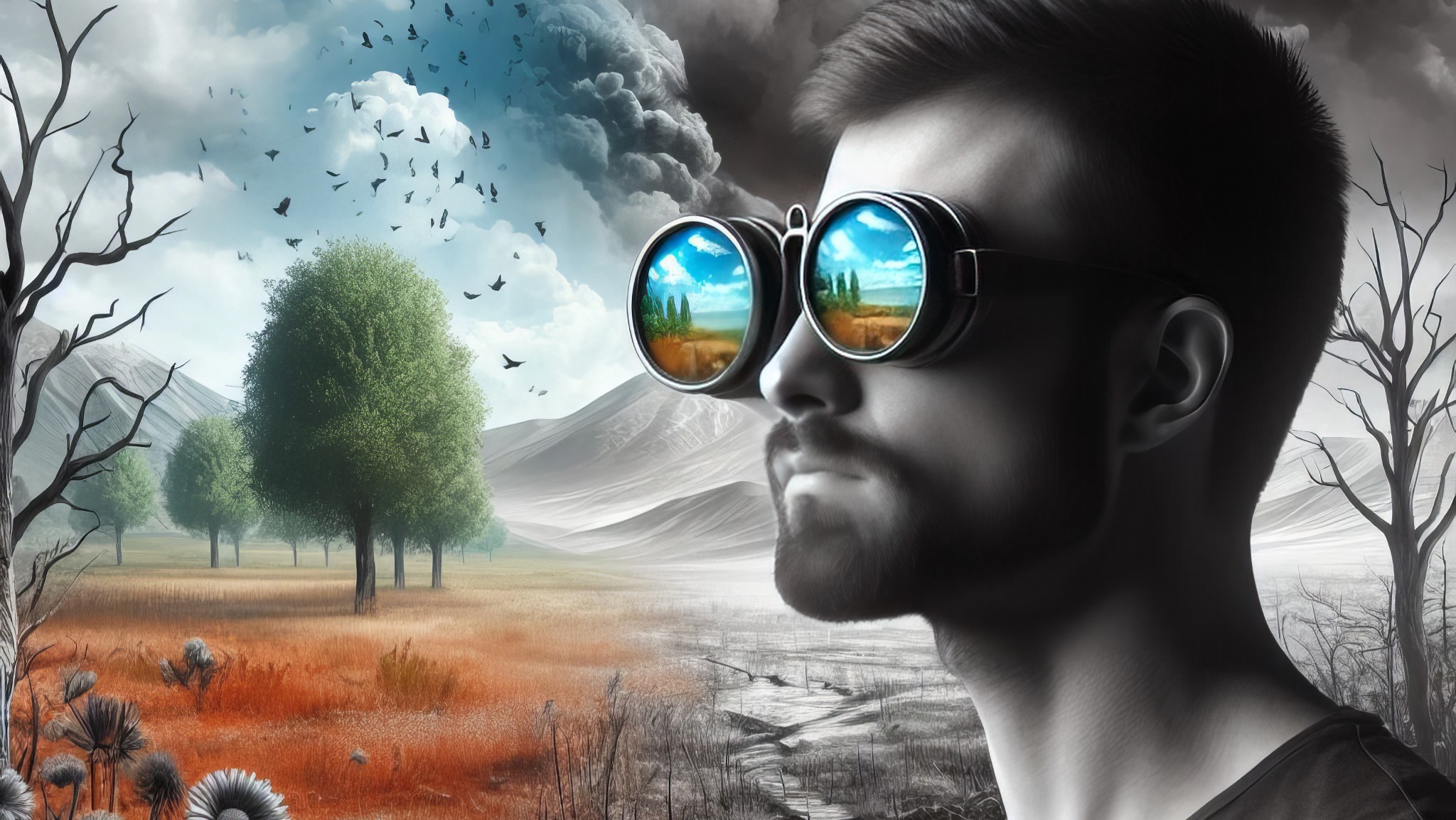 Rosarote Brille
